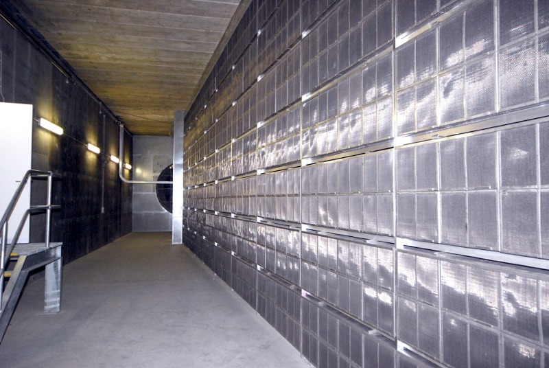 Aktivkohlefilter im Tunnel M5-East Sydney